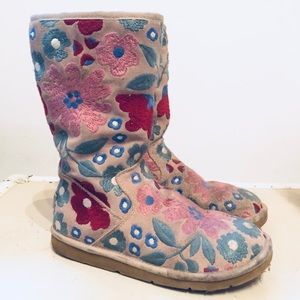 Limited Edition “Wahine” Floral Embroidered Boot